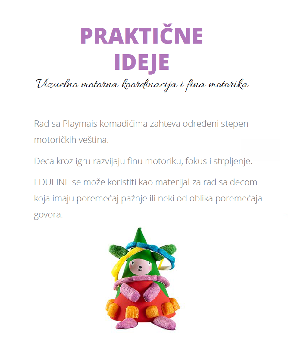 Playmais edukativna igračka za dečake i devojčice, didaktička igračka